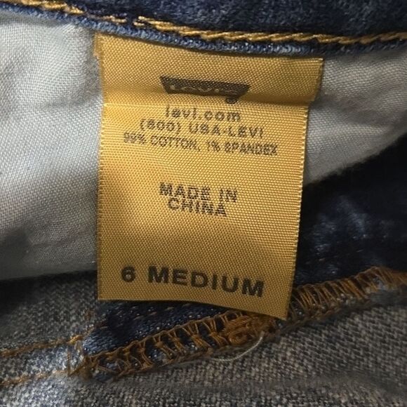 Levi's Bootcut 515 Midrise Denim Jeans Size 6 - Picture 5 of 7